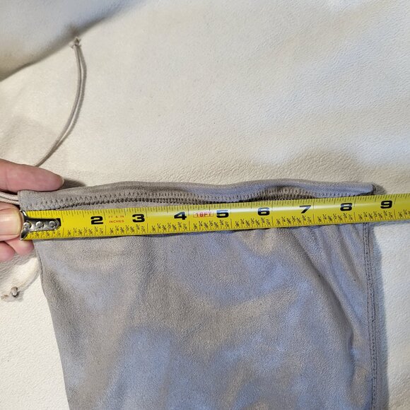 Tony Bianco | Silver Suede Over-the-Knee Boots - Size 10 - Picture 11 of 12